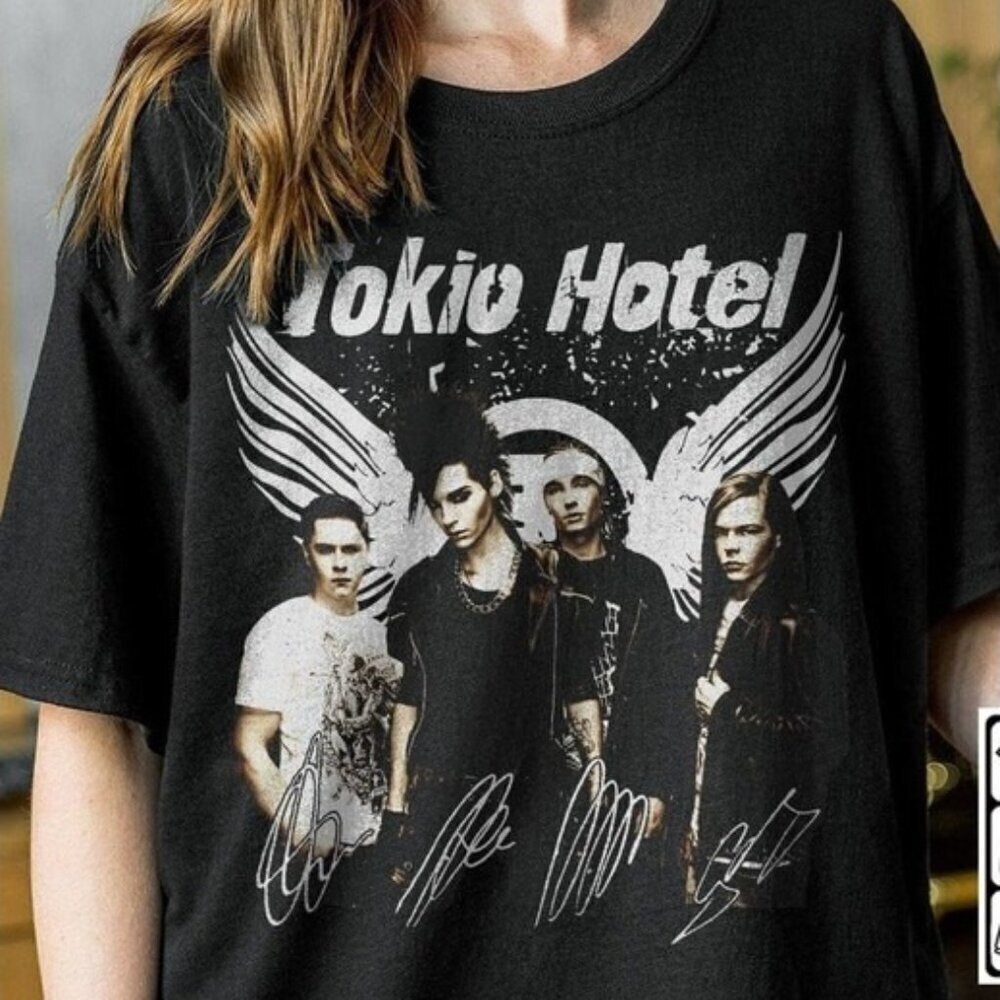 Tokio Hotel Band Music Graphic T-Shirt Concert 223 Fan Gift Streetwear Casual